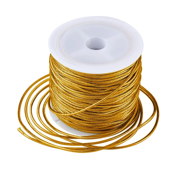 Elastic Cord Gold Silver, Making Gold Rope, Gold Rope Thread