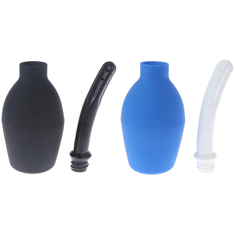 1PCS Silicone Ball Type Vaginal Enema Syringe Vagina Enemator Anal Cleaner Butt Cleaner Health Care Product 2 Sizes
