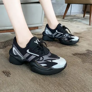 

Sports shoes women's luxury brand women's shoes 2020 fashion summer new wedge heel sports shoes ins white shoes tide Feminino