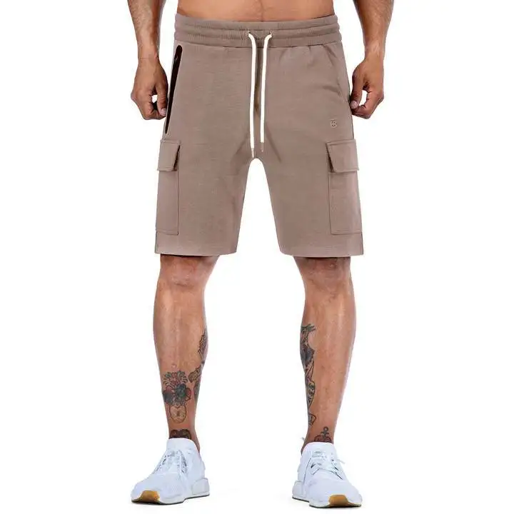 Новинка, мужские спортивные шорты с большим карманом, повседневные штаны для фитнеса, бега, повседневные штаны Wild Five