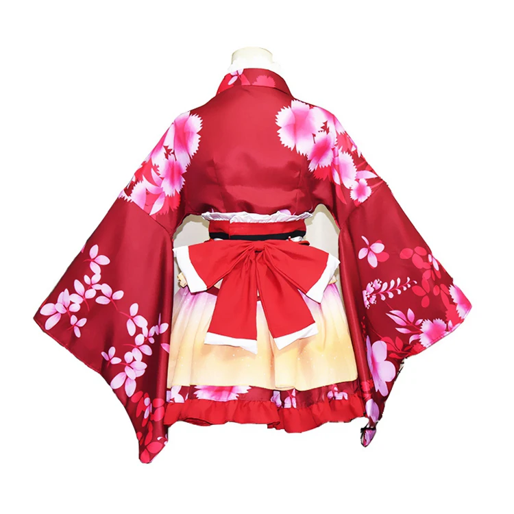 Горячая Распродажа LoveLive Косплей Сонода Уми косплей костюм кимоно Любовь Живая нисикино Маки Хонока Эли кимоно Хэллоуин костюм
