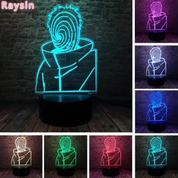 

Leader of Akatsuki Obito Uchiha Also Known Tobi Action Figure 7 Colors Auto Lamp Kiddie Kids Children Family Xmas Festival Gifts