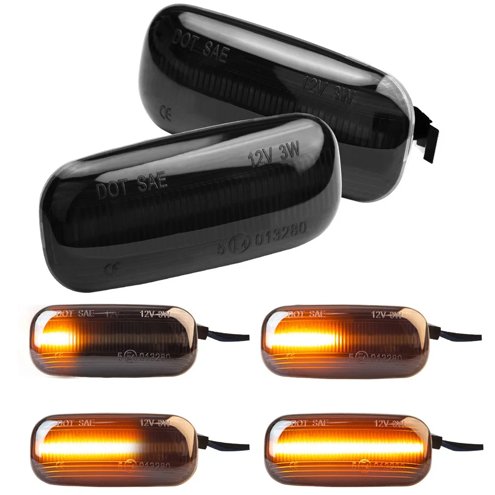 

2PCS Car Led Dynamic Side Marker Turn Signal Light Sequential Blinker Lamp For Audi A3 8P A4 S4 RS4 B6 B7 B8 A6 S6 RS6 S3 C5 C7