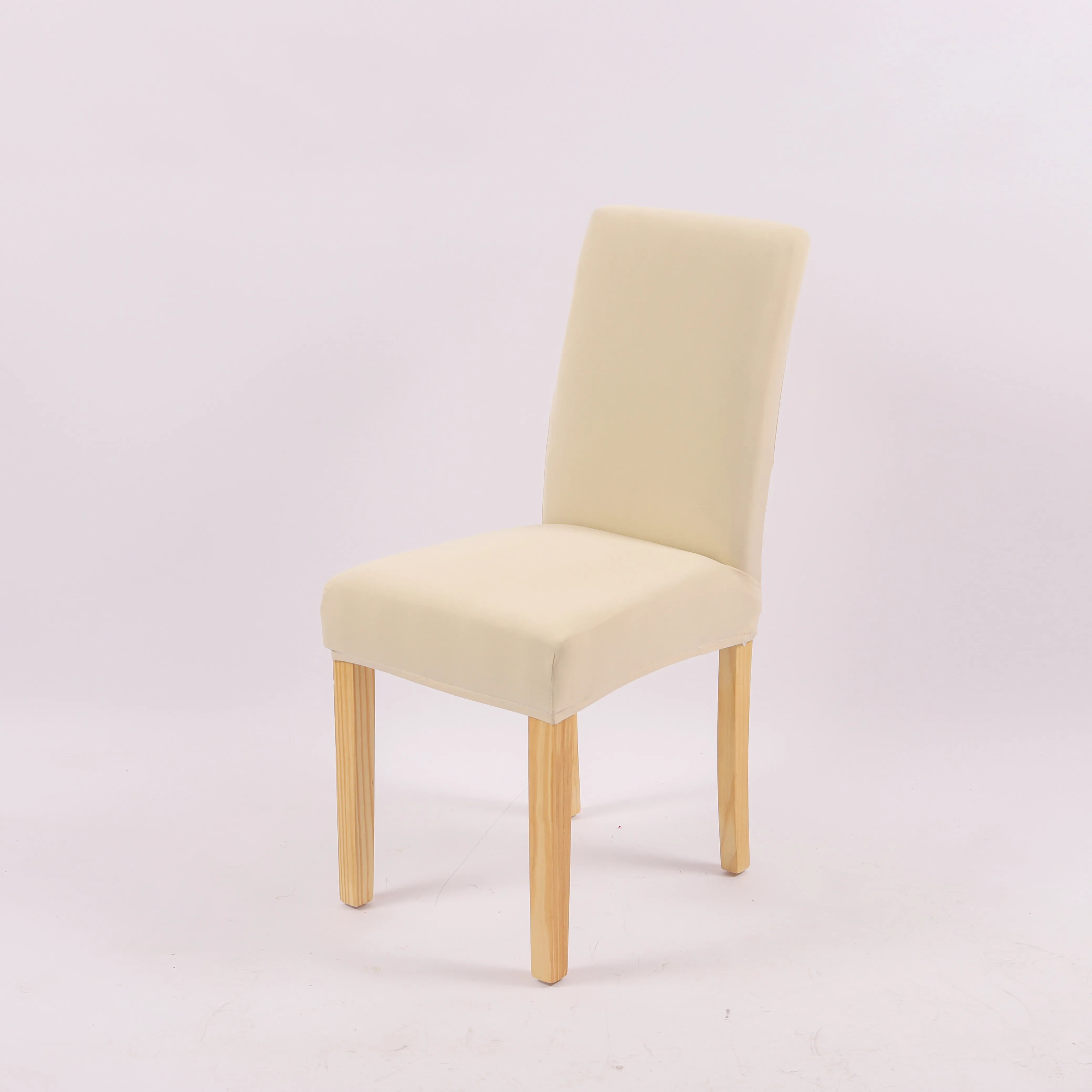 Zerolife Solid Color Chair Cover Dining Chairs Polyester Spandex Modern Plain Chair Covers Seat Cover Non-slip Wedding Banquet
