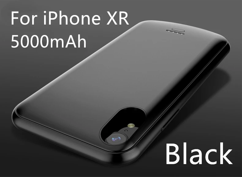 Чехол для зарядного устройства для iPhone SE 5 5S, 4000 мА/ч, внешний аккумулятор для зарядки, чехол для iPhone 5, 6, 7, 8 X XS, MAX, чехол для аккумулятора s - Цвет: For iPhone XR