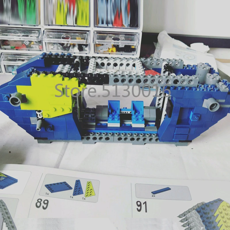 45012 фильмы 2 серии The Rex's Rexplorer 1325 шт Строительные блоки Совместимые 70835 11241 кирпичи строительные игрушки подарки