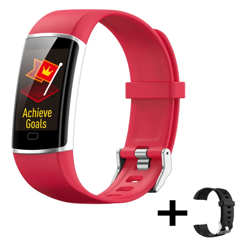 add 1 strap Bluetooth Смарт-браслет 4,0 смарт-браслет водонепроницаемые часы фитнес-Спорт трекер сенсорный экран для сердечного ритма монитор вызов сообщение шоу - Цвет: add 1 strap