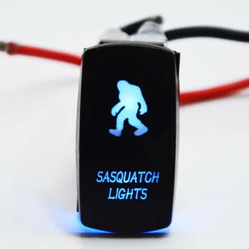 

UTV Rocker Switch LED Bar 5-pin Work lamp Fog lights Taillights With Jumper Wire