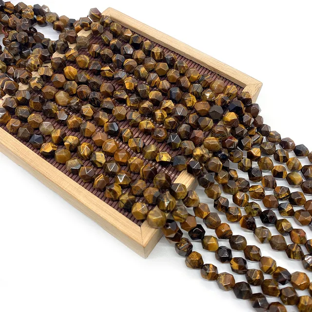 Kamien Naturalny Koraliki Zolty Tygrysie Oko Kamien Szlifowane Wykwintne Luzne Koraliki Tworzenia Bizuterii Bransoletka Robotki Diy Lancuch 6 8 10mm Tanie I Dobre Opinie