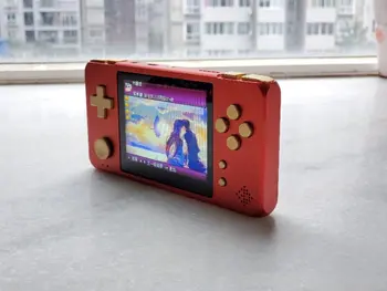 

GameKiddy GKD350H (Metal version) Handheld Game Console, Linux OS, 3.5" 320x240 IPS LCD, 32GB storage,6+ hours Gaming times