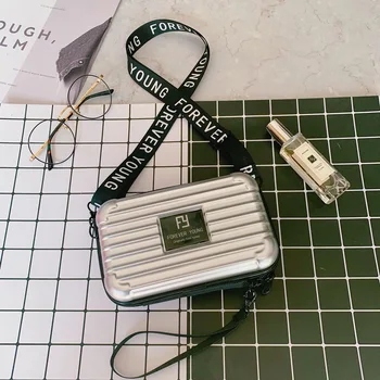 

New Luxury Handbag Designer Bags for Women Flap Suitcase Shape Totes Fashion Small Luggage Makeup Bag Ladies Famous Brand Clutch