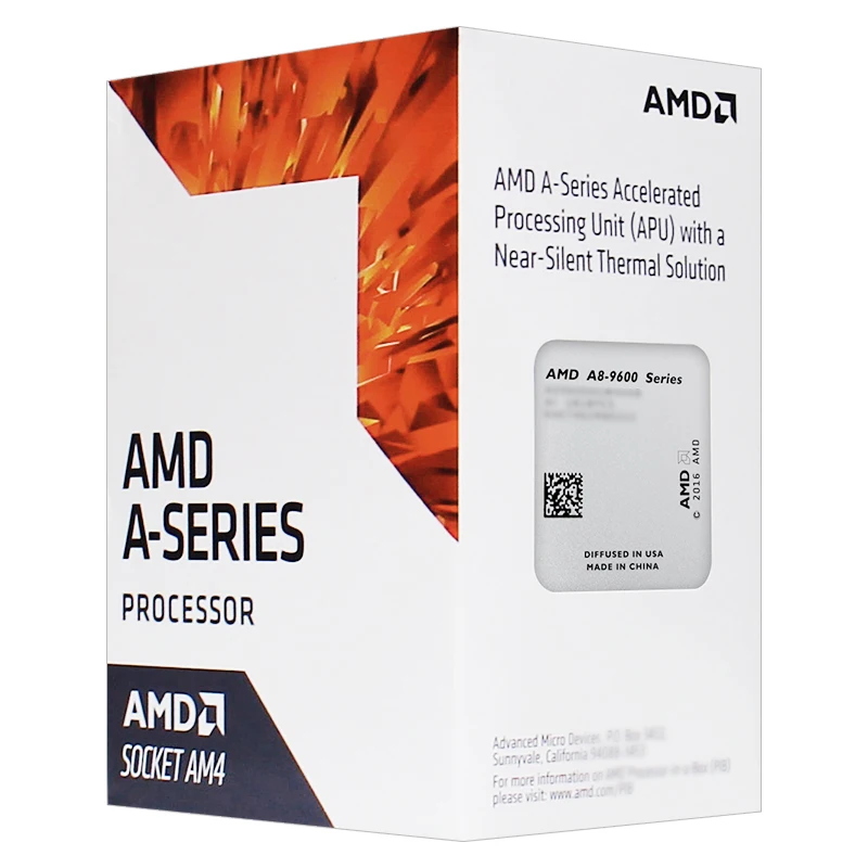 Amd Apu A8 9600 Cpu Processor Boxed With Radiator Quad Core 3.1ghz 2mb ...