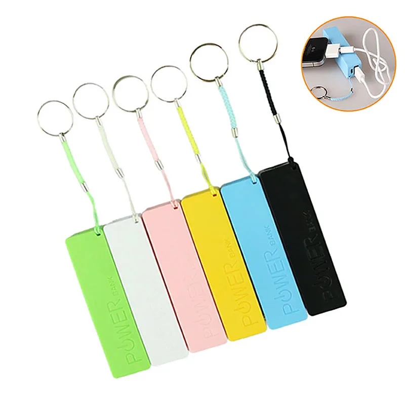 

Mini Power Bank Case 2*18650 Battery Charger Box DIY Kit Portable Port 2 USB Mobile Holder Case For iPhone MP4 Charging Shell