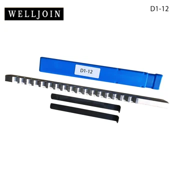 Best 12mm D Push Type Keyway Broach Cutter & Shim HSS High Speed Steel CNC Cutting Tool Knife With Shims New