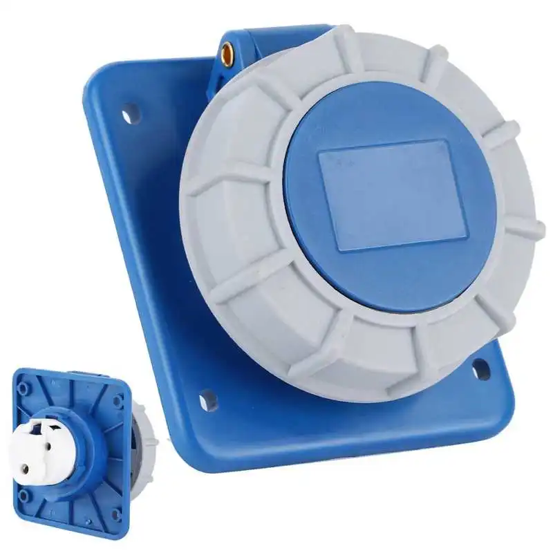 Boat Shore Power Socket with Gasket IP67 Waterproof 16A 220‑250V For