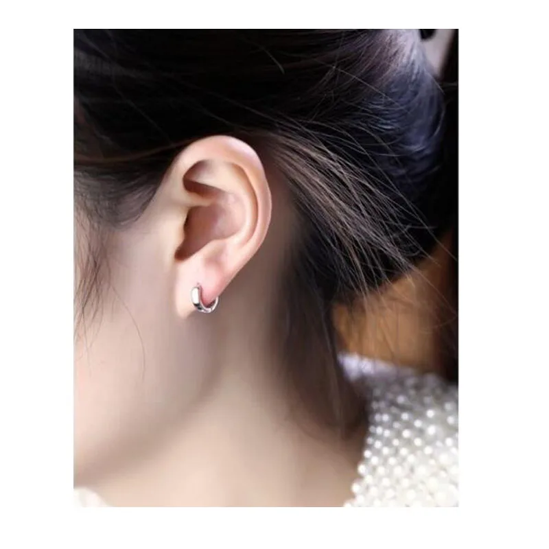 925 Sterling Silver Stud Earrings For Women Men