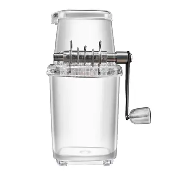

Manual Ice Crusher Handheld Ice Chopper Portable Ice Slush Maker Home Snow Cone Smoothie Ice Block Making Machine Ice Shaver