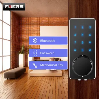 

Home Smart Lock Automation Bluetooth Lock Touch Electronic Door Lock APP Control for Home Hotel Apartment Low Voltage Digital
