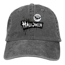 Вечерние детские бейсболки для Хэллоуина, регулируемые шапки с героями мультфильмов для мальчиков и девочек