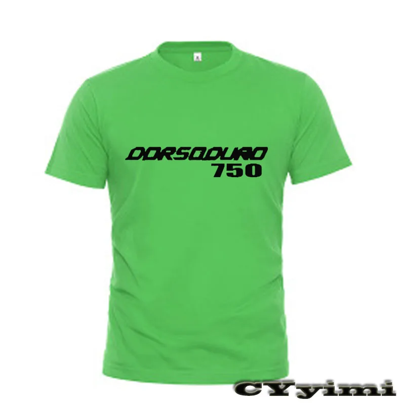 Dla Aprilia DORSODURO 750 T Shirt mężczyźni nowe LOGO T-shirt 100% bawełna lato z krótkim rękawem wokół szyi koszulki męskie