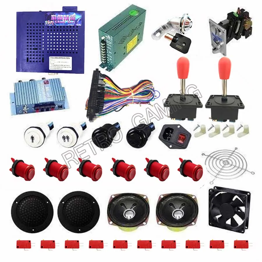 US $189.99 Arcade Game elf 412 in 1 vertical Classical Multi games Jamma PCB DIY kit for Cocktail Arcade Machine Coin Operator Game Cabniet