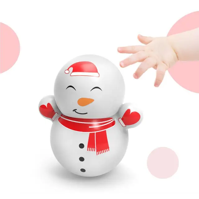 20 PCS Roly Poly Tumbler Musical Wobbler Toy 6 To 12 Months Developmental Enhance Ability Baby Montessori Sensory Toys Swing Wit 2