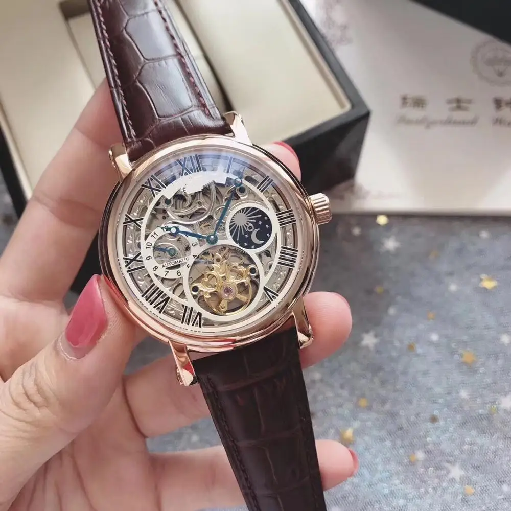 

WG09475 Mens Watches Top Brand Runway Luxury European Design Automatic Mechanical Watch