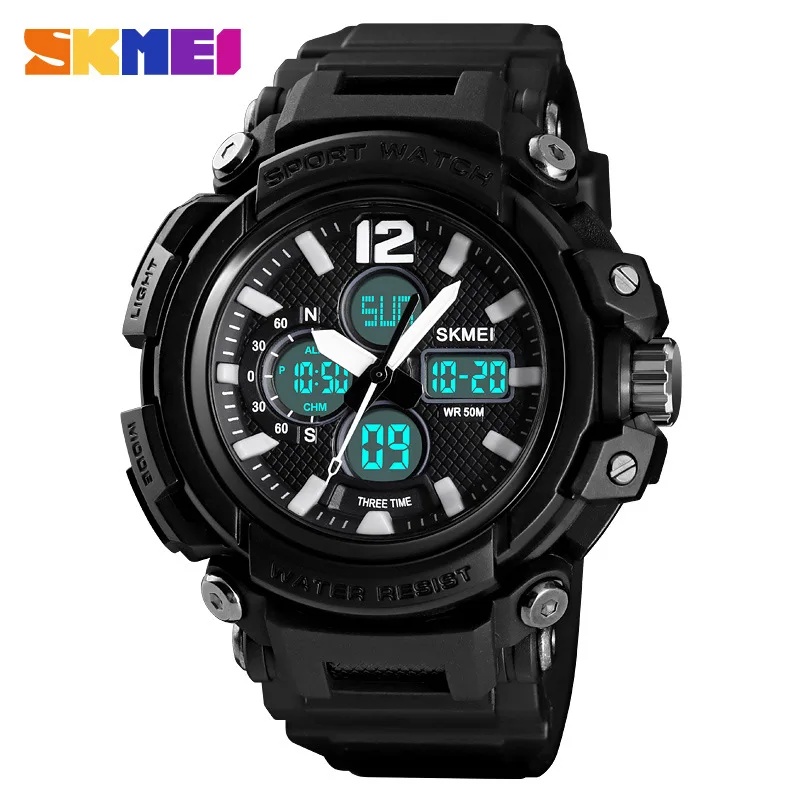 

SKMEI Luxury Brand Men Military Sports Watches Men's Quartz Analog LED Digital Clock Male Watch Relogio Masculino