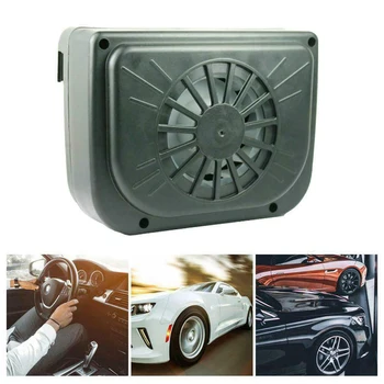 

Mini Solar Powered Air Conditioner Car Window Air Vent Cooler Exhaust Fan Fit For Most Car Windows Radiator Cooling