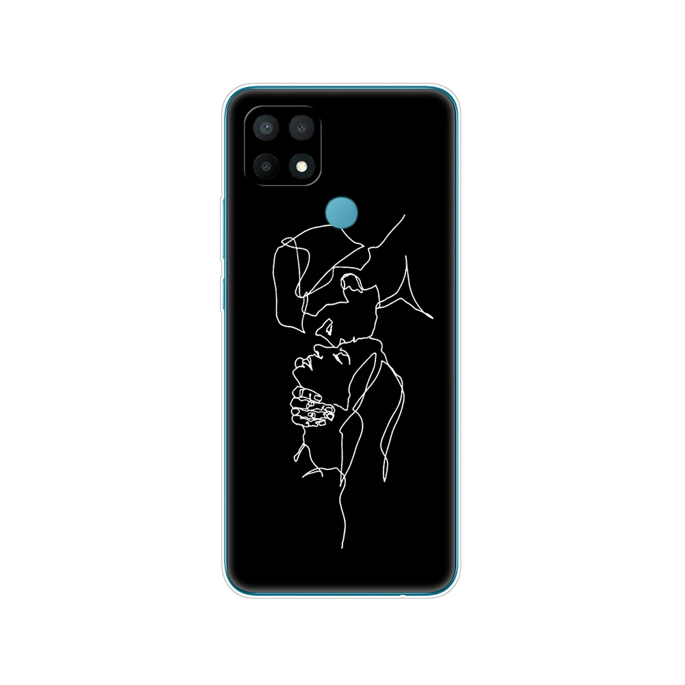 For OPPO A15 Case For OPPO A15S Silicon Soft TPU Back Phone Cover For OPPOA15 CPH2185 A 15 S CPH2179 6.52" Protective Bumper phone cover oppo Cases For OPPO