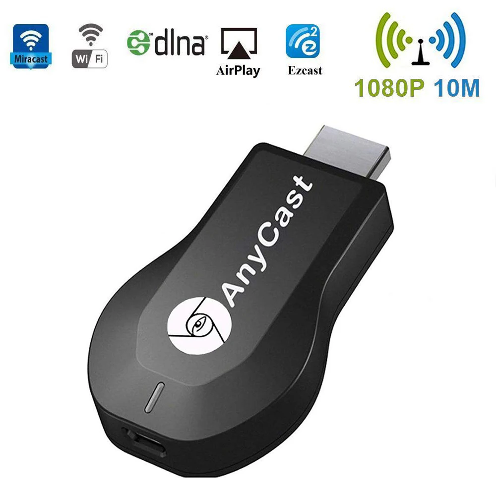 Беспроводной адаптер Wi-Fi AnyCast портативный приемник дисплея ТВ-приставка экран