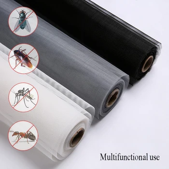Filet anti-insectes polyvalent d'été, bricolage peut couper l'écran en Fiber de verre maille matériau moustiquaires taille personnalisable porte fenêtre Filet anti-insectes polyvalent d'été, bricolage peut couper l'écr 1