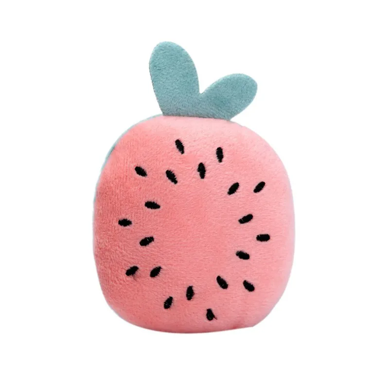 Cat Toys Catnip Small Catmint Pillow Squeaky Plush Sound Plush Fruit and Animal Shape Molar Pet Dog Toys Puppy Chew Training Toy walking dog toy Toys