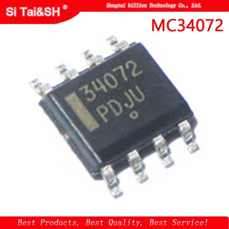 10pcs/lot MC34072DR2G 34072 MC34072 SOP Linear Instrumentation Operation Buffer Amplifier | Электронные компоненты и
