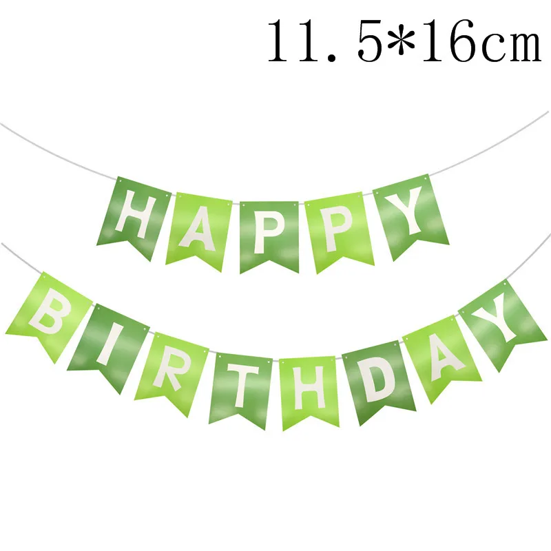 Chicinlife Happy birthday Banner Jungle Animal dinosaur theme Birthday Party Decoration kids 1st birthday Supplies for Party Decorations Birthday Banner
