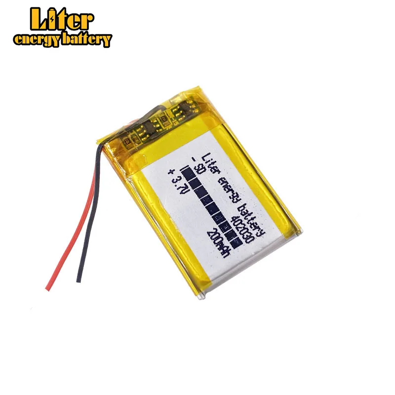 sessie Armoedig bijvoorbeeld 20Pcs Mp5 Vervanging Lipo 402030 3.7V 200Mah Li Polymeer Oplaadbare Batterijen  Goedkope Lipo Batterijen|Digitale accu's| - AliExpress