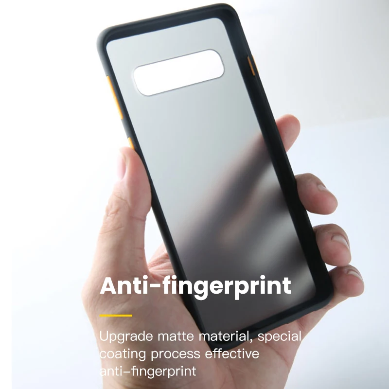 SUAIOCE, новинка, противоударный прозрачный силиконовый чехол для телефона samsung S10, чехол, высокое качество, S10 Plus S10e, Роскошный Матовый чехол