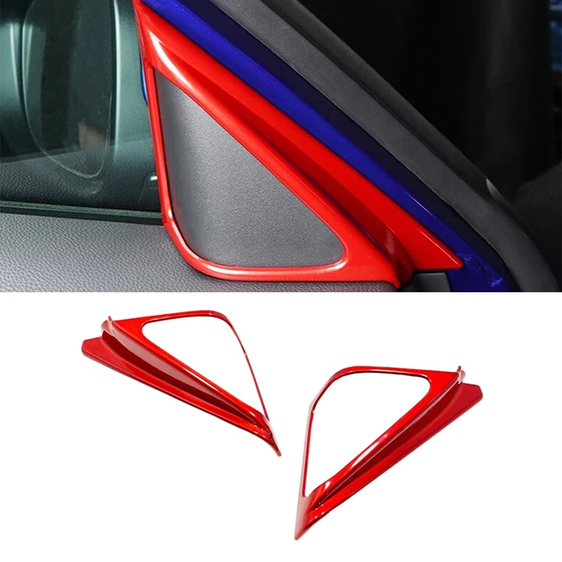 2PCS Car Speaker Cover Front Door A-Pillar Inner Triple-cornered Frame Trim for Honda Accord 10Th 2018-2020 | Автомобили и