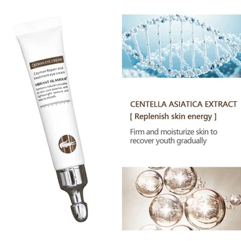 

VIBRANT GLAMOUR Crocodile Anti-Aging Wrinkles Eye Cream Hyaluronic Acid Gel Whitening Moisturizing Remove Dark Circles Puffiness