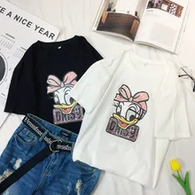 2020 summer women tshirt short sleeve t-shirt cartoon donald daisy children Little girl shirt personalise women men shirts 2020 summer women tshirt short sleeve t-shirt cartoon donald daisy children Little girl shirt personalise women men shirts