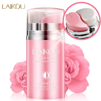 

LAIKOU Day and Night Elastic Eye Cream Anti-puffiness Remove Wrinkles Dark Circle Skin Care Anti Aging Moisturizing Firming 20g