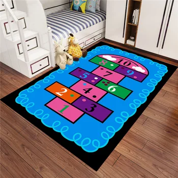 

Nordic Style Kids Room Decoration Floor Carpet Baby Play Mat Soft Crawling Rugs Car Track Pattern Puzzles Learning Toy CF