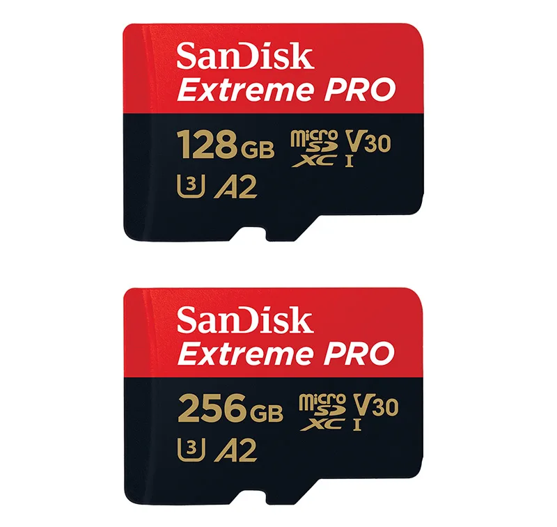 Двойной Флеш-накопитель SanDisk Extreme Pro Microsd карты UHS-I 32 Гб A1 SDHC V30 флэш-карта 64 Гб 128 256 400 512 карта SDXC A2 U3 флеш-карты памяти TF 170 МБ/с