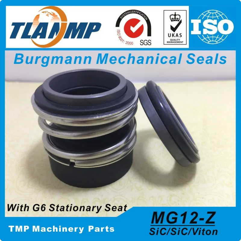 MG12/55 Z ( MG12 55/G6) Burgmann Rubber Bellow TLANMP механические уплотнения для насосов с G6