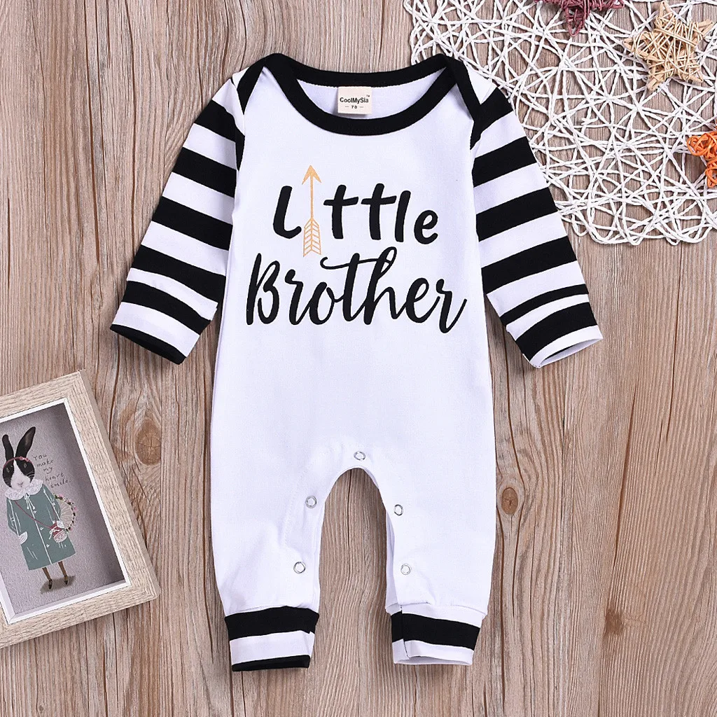 new born baby clothes baby boy romper winter clothes costume romper onesie disfraz bebe halloween Patchwork Long Sleeve 0-24m Z4