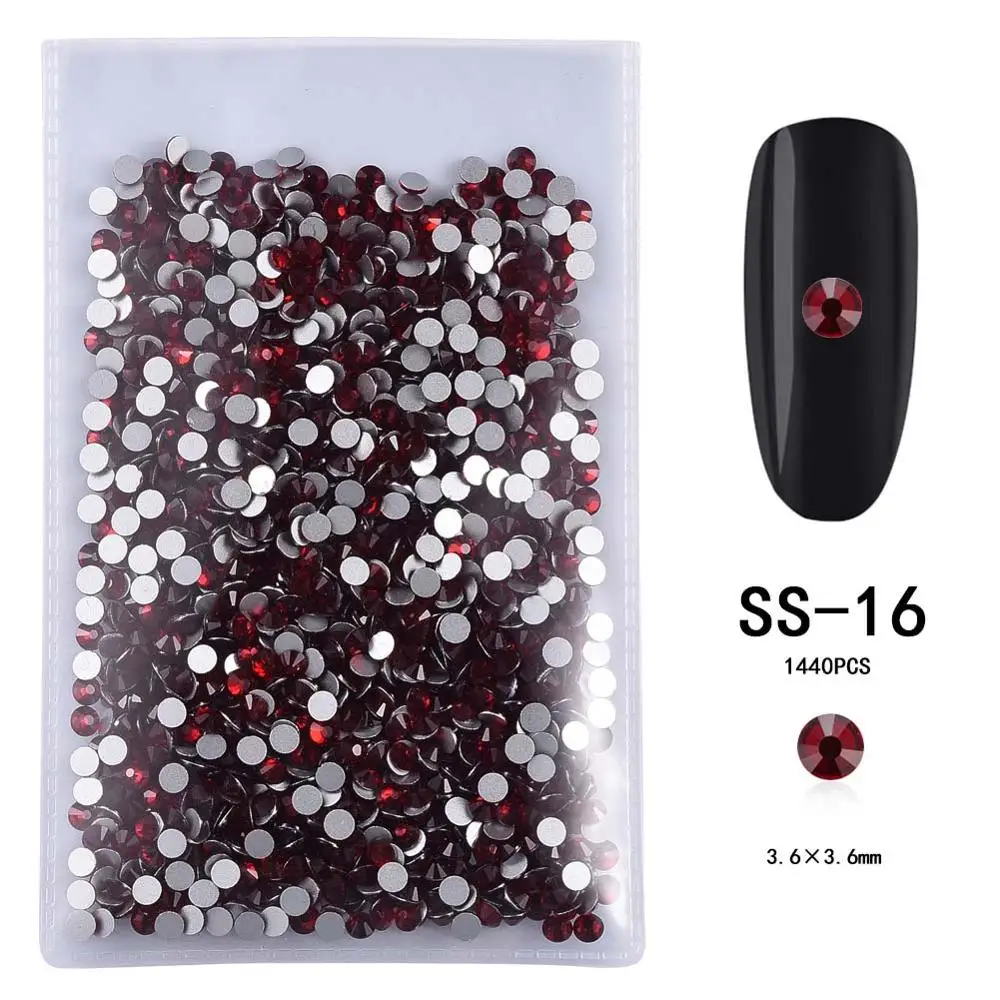 23-ss16 1 Pack Nail Rhinestones 3D AB Crystal Pearl Nail Stones DIY Accessories Nail Art Decorations - Цвет: 23-ss16