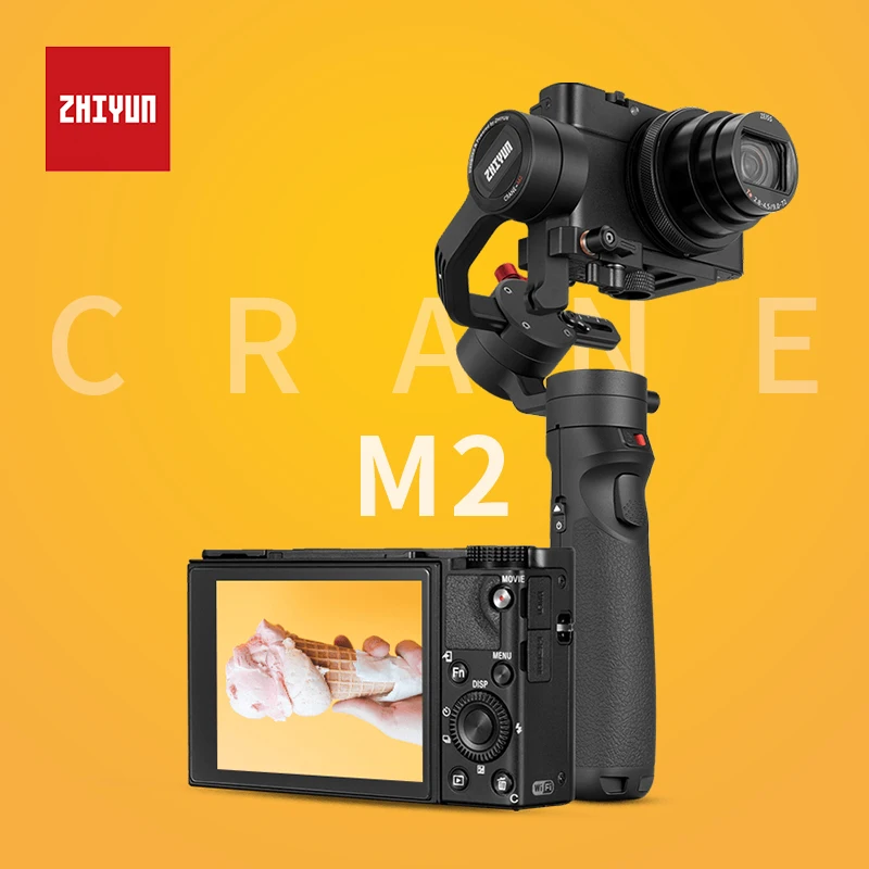 ZHIYUN CRANE-M2 Gimbalsfor смартфонов беззеркальных экшн компактных камер Новое поступление 500g Ручной Стабилизатор