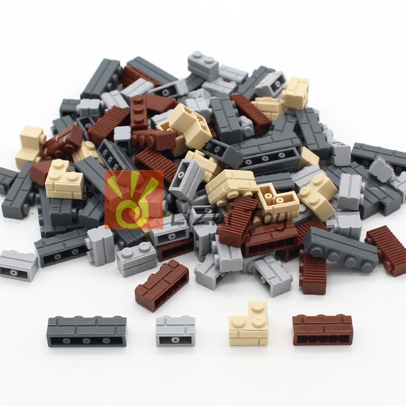MOC City Build DIY Block Bricks Wall Brick Enlighten Educational Building Blocks Parts Compatible All Brands Creative Kids Toys