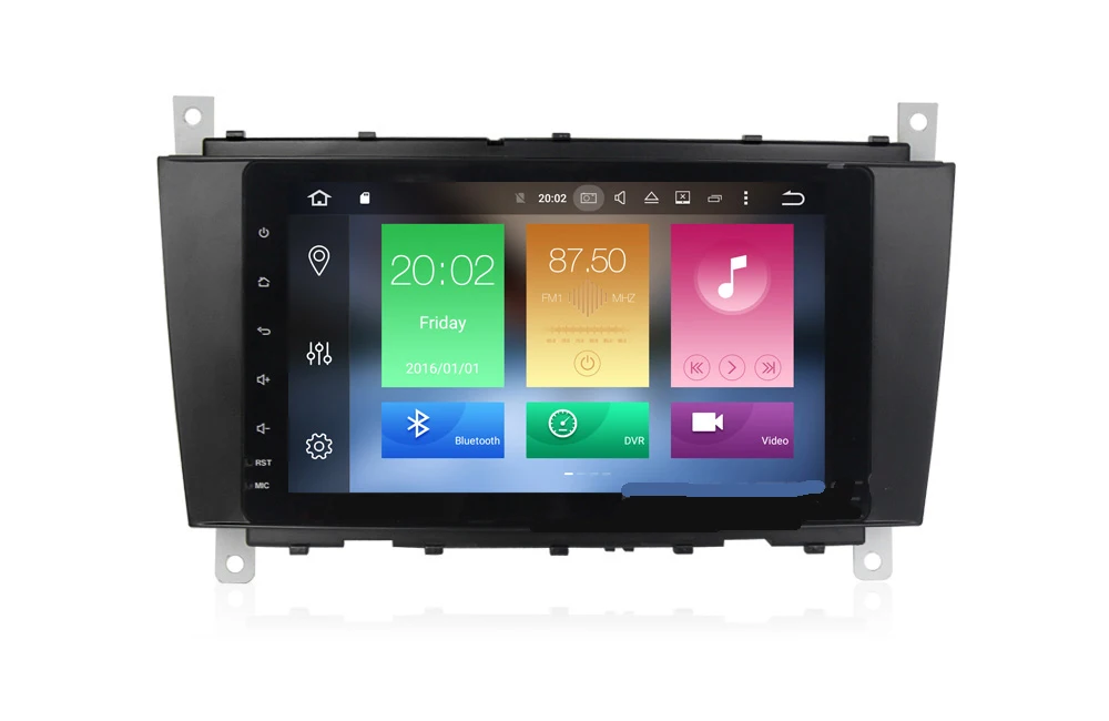 Восьмиядерный Android 9. 0 8 ''full touch Автомобильный GPS dvd плеер для Mercedes Benz W203 W209 W219 A160 C