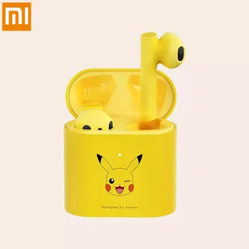 

Xiaomi Bluetooth Earphone Air 2s Pikachu Customized Version Low Latency 24h Battery Life Wireless Charging For Smart Home Gift